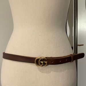 Gucci belt, excellent condition, size 90, color: cognac brown